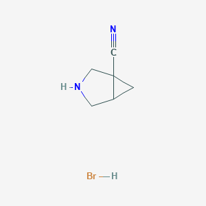 3-Azabicyclo[3.1.0]hexane-1-carbonitrile hydrobromide - 2007919-32-4