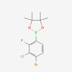 4-Bromo-3-chloro-2-fluorophenylboronic acid pinacol ester - 2246613-77-2
