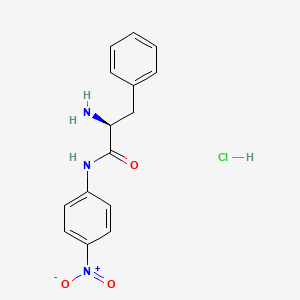 (S)-2-Amino-N-(4-nitrophenyl)-3-phenylpropanamide hydrochloride - 140400-06-2