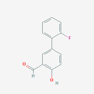 2'-Fluoro-4-hydroxy[1,1'-biphenyl]-3-carbaldehyde - 893735-17-6