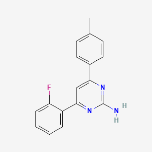 4-(2-Fluorophenyl)-6-(4-methylphenyl)pyrimidin-2-amine - 1354922-51-2