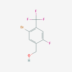 (5-Bromo-2-fluoro-4-(trifluoromethyl)phenyl)methanol - 1699741-94-0