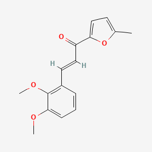 (2E)-3-(2,3-Dimethoxyphenyl)-1-(5-methylfuran-2-yl)prop-2-en-1-one - 1334721-75-3