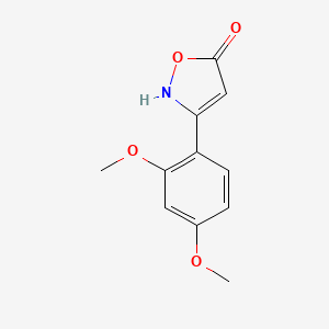 3-(2,4-Dimethoxyphenyl)-1,2-oxazol-5-ol - 1354923-85-5