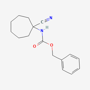 Benzyl N-(1-cyanocycloheptyl)carbamate - 1352999-92-8