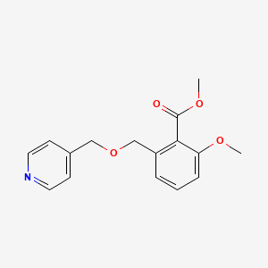2-Methoxy-6-(pyridin-4-ylmethoxymethyl)-benzoic acid methyl ester - 1171923-34-4