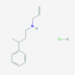 (3-Phenylbutyl)(prop-2-en-1-yl)amine hydrochloride - 1240569-38-3