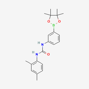 1-(2,4-Dimethylphenyl)-3-[3-(tetramethyl-1,3,2-dioxaborolan-2-yl)phenyl]urea - 2096994-84-0