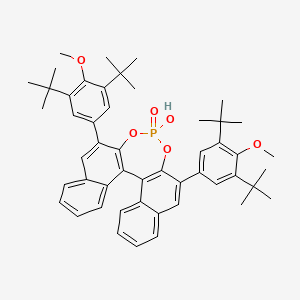 10,16-bis(3,5-ditert-butyl-4-methoxyphenyl)-13-hydroxy-12,14-dioxa-13λ5-phosphapentacyclo[13.8.0.02,11.03,8.018,23]tricosa-1(15),2(11),3,5,7,9,16,18,20,22-decaene 13-oxide - 957790-93-1