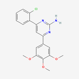 4-(2-Chlorophenyl)-6-(3,4,5-trimethoxyphenyl)pyrimidin-2-amine - 1354925-73-7