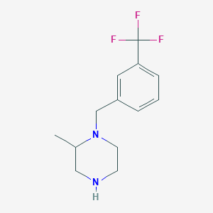 2-Methyl-1-{[3-(trifluoromethyl)phenyl]methyl}piperazine - 1240570-83-5