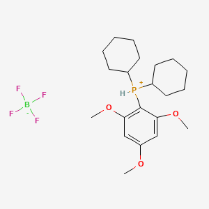 [2,4,6-Trimethoxyphenyl]dicyclohexylphosphonium tetrafluoroborate - 1217887-12-1