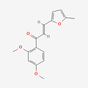 (2E)-1-(2,4-Dimethoxyphenyl)-3-(5-methylfuran-2-yl)prop-2-en-1-one - 1354941-16-4