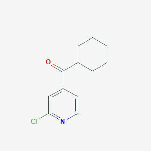 2-Chloro-4-pyridylcyclohexyl ketone, 97% - 898785-21-2