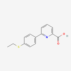6-(4-Ethylthiophenyl)picolinic acid - 887982-60-7