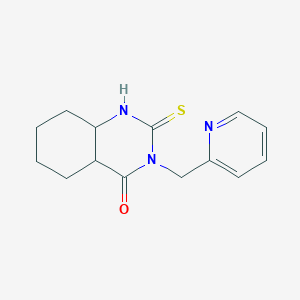 3-(Pyridin-2-ylmethyl)-2-thioxo-2,3-dihydroquinazolin-4(1H)-one - 422274-45-1
