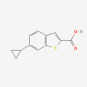 6-Cyclopropyl-benzo[b]thiophene-2-carboxylic acid - 1252903-34-6