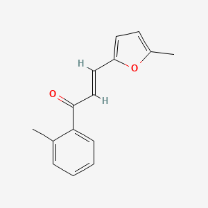 (2E)-3-(5-Methylfuran-2-yl)-1-(2-methylphenyl)prop-2-en-1-one - 1354941-21-1