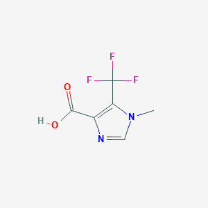 1-Methyl-5-(trifluoromethyl)-1H-imidazole-4-carboxylic acid - 1823912-21-5