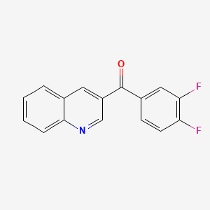 (3,4-Difluorophenyl)(quinolin-3-yl)methanone - 1183426-12-1