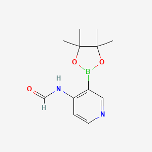 4-(Formamido)pyridine-3-boronic acid pinacol ester - 2096339-07-8