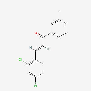 3-(2,4-Dichlorophenyl)-1-(3-methylphenyl)prop-2-en-1-one - 325819-18-9