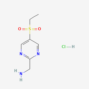 (5-(ethylsulfonyl)pyriMidin-2-yl)MethanaMine hydrochloride - 1649454-82-9