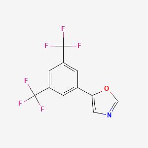 5-(3,5-Bis(trifluoromethyl)phenyl)oxazole - 2364584-77-8