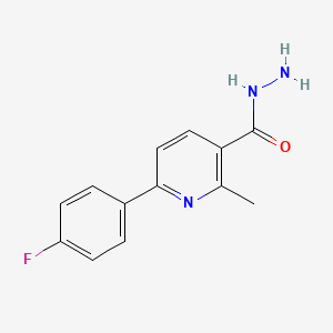 6-(4-Fluorophenyl)-2-methylpyridine-3-carbohydrazide - 925005-71-6