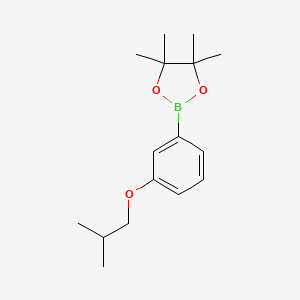 4,4,5,5-tetramethyl-2-[3-(2-methylpropoxy)phenyl]-1,3,2-Dioxaborolane - 1338916-31-6