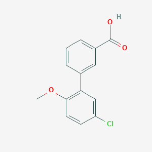 5'-Chloro-2'-methoxy-[1,1'-biphenyl]-3-carboxylic acid - 1170133-64-8