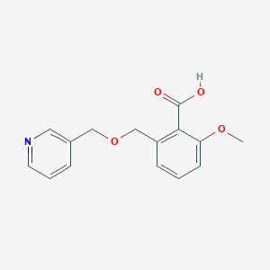 2-Methoxy-6-(pyridin-3-ylmethoxymethyl)-benzoic acid - 1171924-60-9