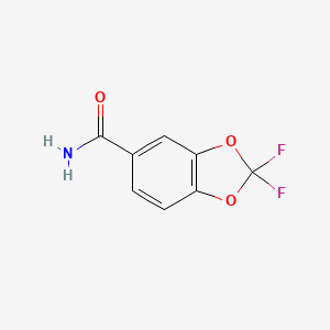 2,2-Difluoro-1,3-benzodioxole-5-carboxamide - 656-45-1