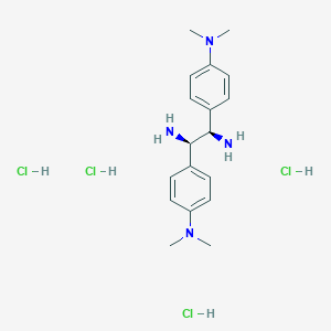 (1R,2R)-(+)-1,2-Bis(4-dimethylaminophenyl)ethylenediamine tetrahydrochloride - 1055301-15-9