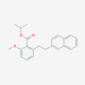 2-Methoxy-6-(2-naphthalen-2-yl-ethyl)-benzoic acid isopropyl ester - 1171921-61-1