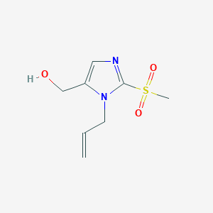 [2-Methanesulfonyl-1-(prop-2-en-1-yl)-1H-imidazol-5-yl]methanol - 1221342-99-9