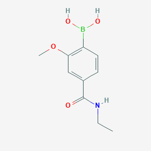 4-(Ethylcarbamoyl)-2-methoxyphenylboronic acid - 1443112-49-9