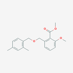 2-(2,4-Dimethyl-benzyloxymethyl)-6-methoxy-benzoic acid methyl ester - 1171923-89-9