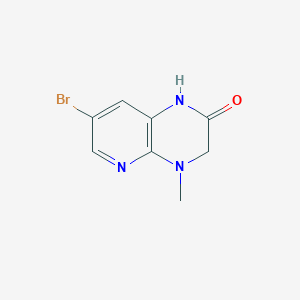 7-Bromo-4-methyl-3,4-dihydropyrido[2,3-b]pyrazin-2(1H)-one - 1368794-39-1