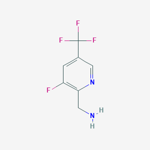 (3-Fluoro-5-(trifluoromethyl)pyridin-2-yl)methanamine - 1260892-22-5