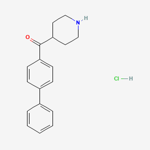 Biphenyl-4-yl-piperidin-4-yl-methanone hydrochloride - 1187927-65-6