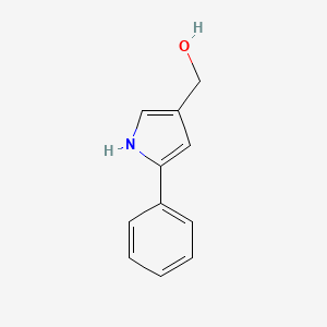 (5-Phenyl-1H-pyrrol-3-YL)methanol - 881673-95-6