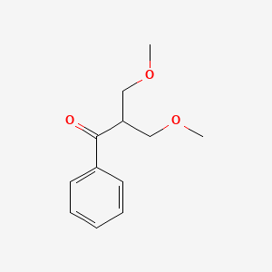 3-Methoxy-2-(methoxymethyl)-1-phenyl-1-propanone - 100257-34-9