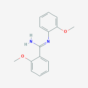 2-Methoxy-N-(2-methoxyphenyl)benzimidamide - 524923-93-1