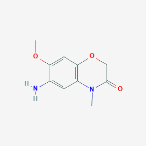 6-Amino-7-methoxy-4-methyl-2H-benzo[b][1,4]oxazin-3(4H)-one - 878160-17-9