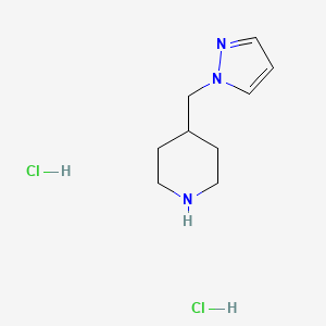 4-(1H-Pyrazol-1-ylmethyl)piperidine dihydrochloride - 1351615-13-8