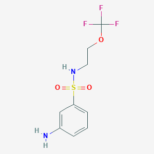 3-Amino-N-[2-(trifluoromethoxy)ethyl]benzenesulfonamide - 1206524-63-1