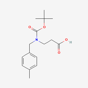 3-{[(Tert-butoxy)carbonyl][(4-methylphenyl)methyl]amino}propanoic acid - 1182239-01-5