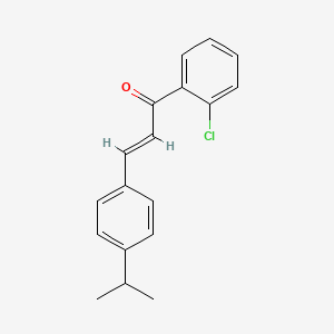 (2E)-1-(2-Chlorophenyl)-3-[4-(propan-2-yl)phenyl]prop-2-en-1-one - 1354942-11-2
