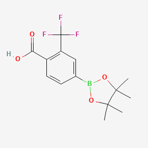 4-Carboxy-3-(trifluoromethyl)phenylboronic acid pinacol ester - 2121513-72-0
